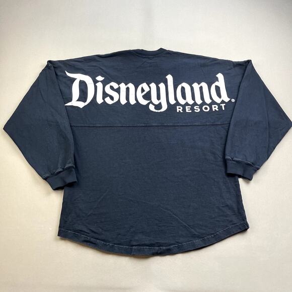 Disneyland Spirit Jersey Shirt Adult Small Black Disney Parks Resort Long Sleeve - Picture 1 of 10